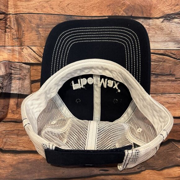 FiberMax Cotton Seed Hat Cap Mesh BASF Agriculture Farmer Promo Navy Adjustable - Picture 5 of 8